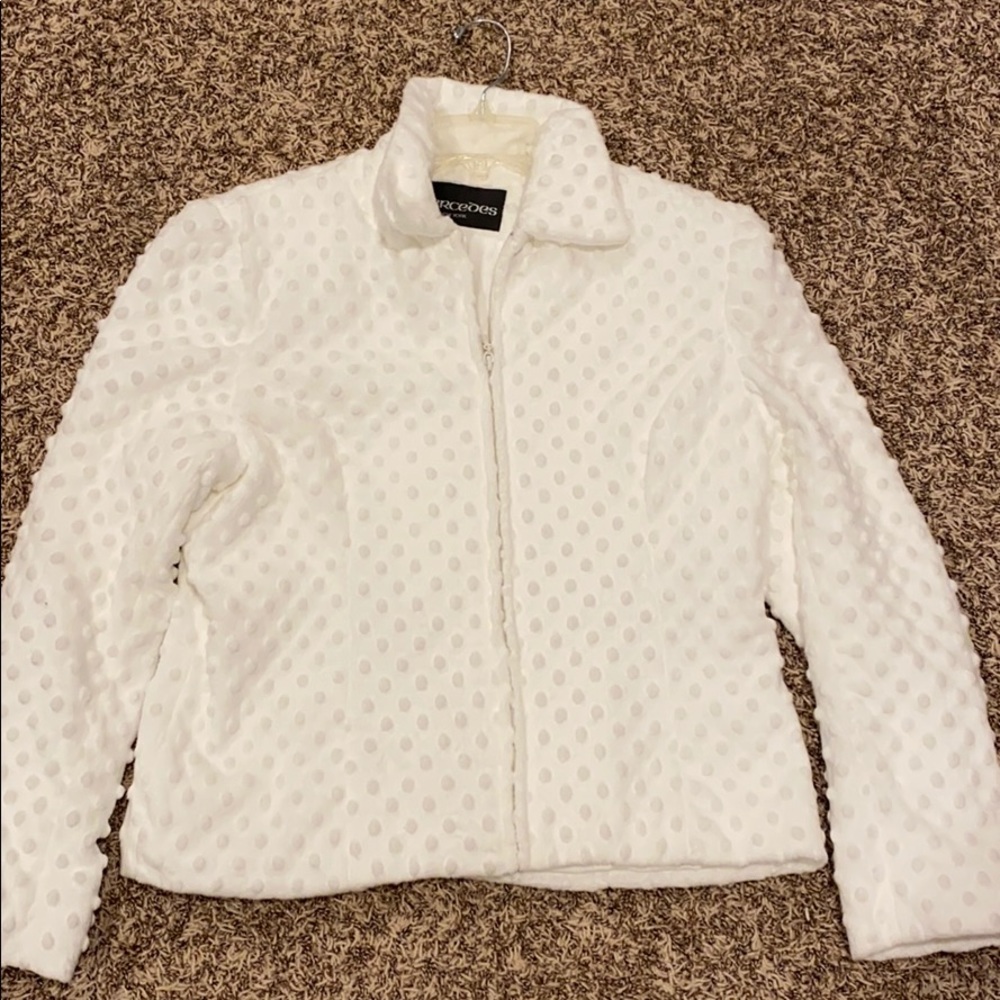 Soft white jacket. Brand new